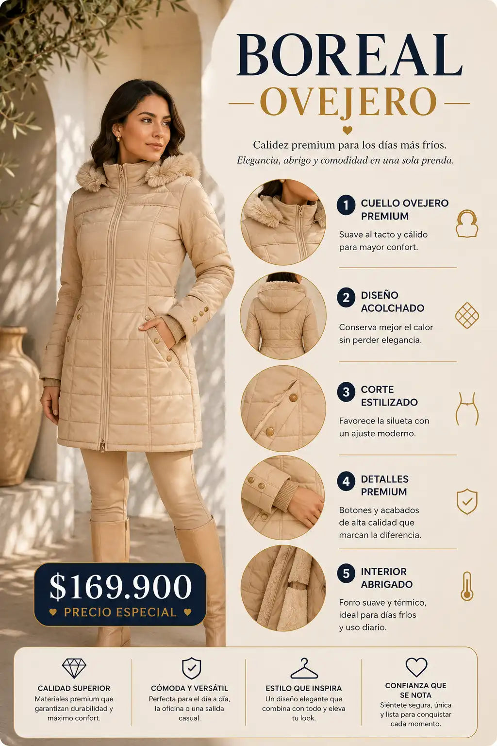 CHAQUETA BOREAL OVEJERA