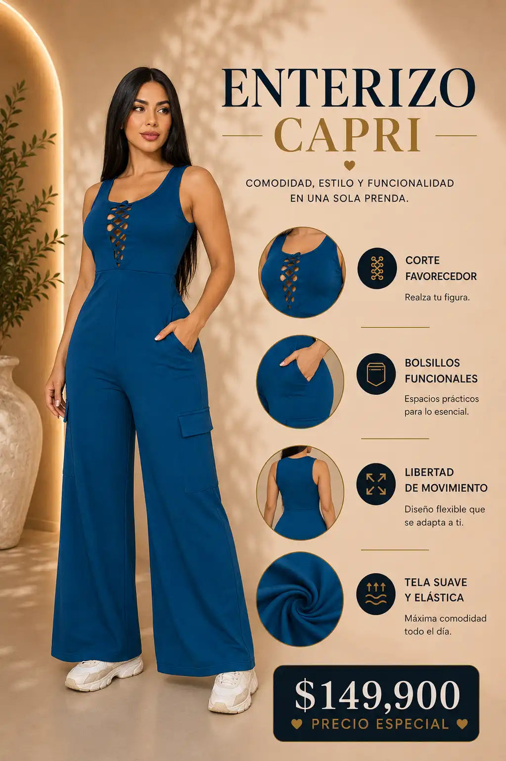 Enterizo Capri