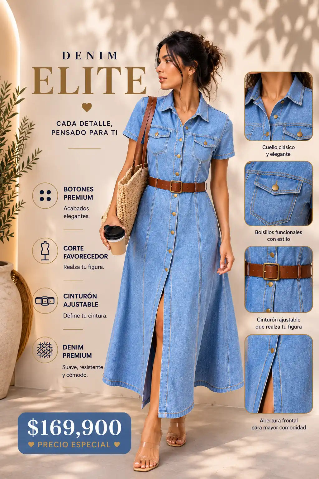 VESTIDO DENIM ELITE